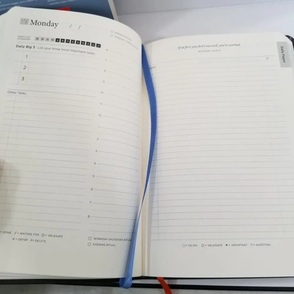 Full Focus Planner 3rd Edition 2018 Michael Hyatt Hardcover Undated